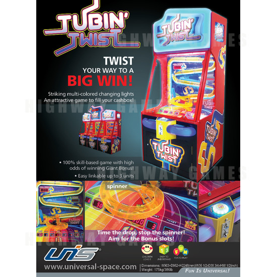 Tubin' Twist Jackpot - Brochure