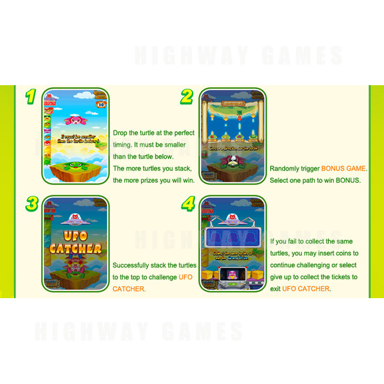 Turtle Adventure Single Arcade Machine - Screenshot