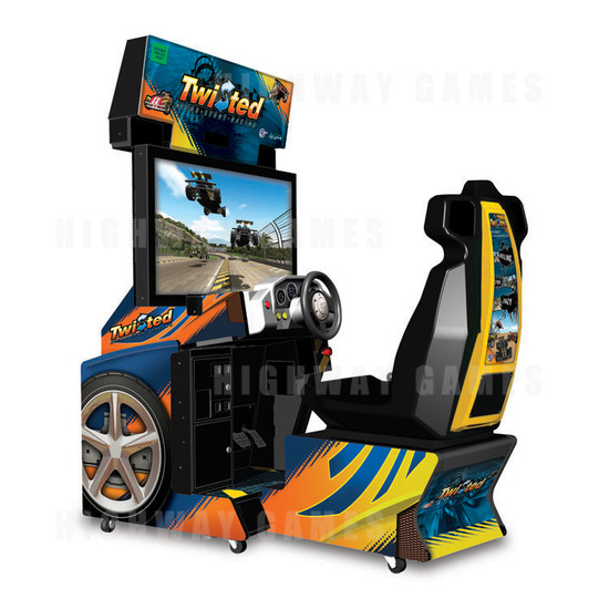 Twisted: Nitro Stunt Racing DX Arcade Machine - Machine