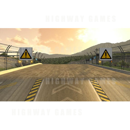 Twisted: Nitro Stunt Racing DX Arcade Machine - Screenshot