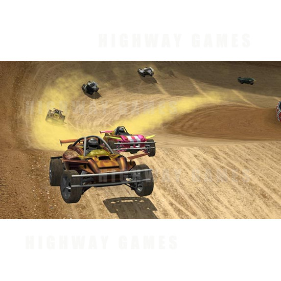 Twisted: Nitro Stunt Racing DX Arcade Machine - Screenshot