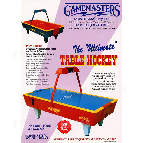 Ultimate Table Hockey (the) - Brochure 1 139KB JPG