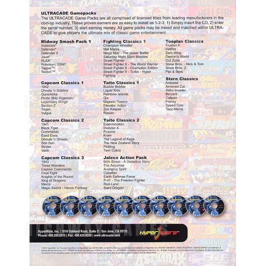 Ultracade - Brochure Back