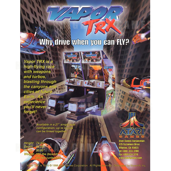 Vapor TRX - Brochure Front