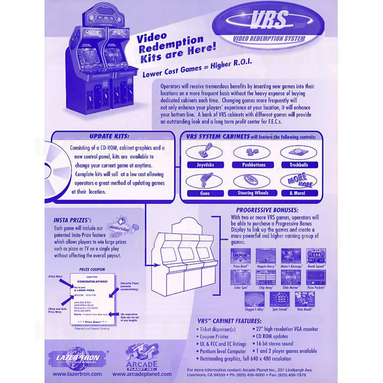 Video Redemption System - Brochure 2 154kb jpg