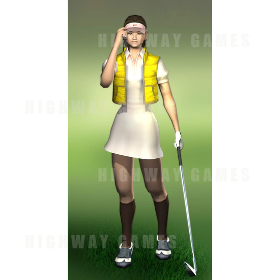 Virtua Golf Naomi Upright - Kyouko