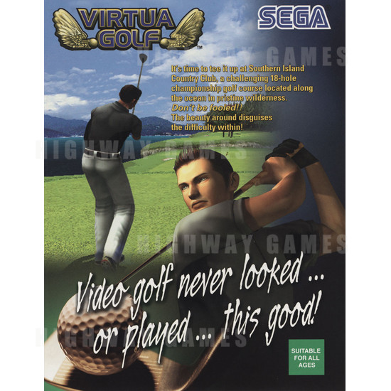 Virtua Golf Naomi Upright - Brochure Front