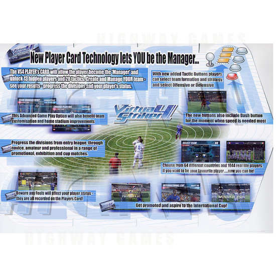 Virtua Striker 4 SD - Brochure Back