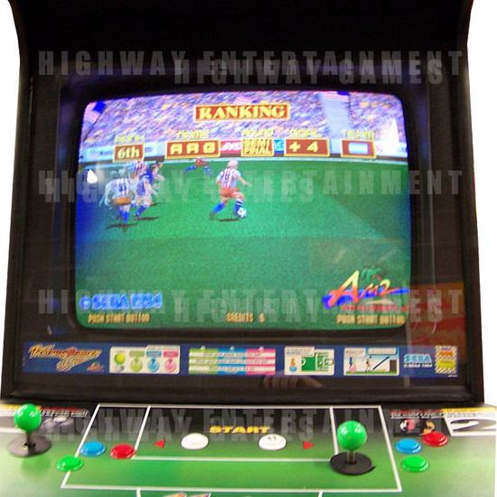 Virtua Striker - Screen