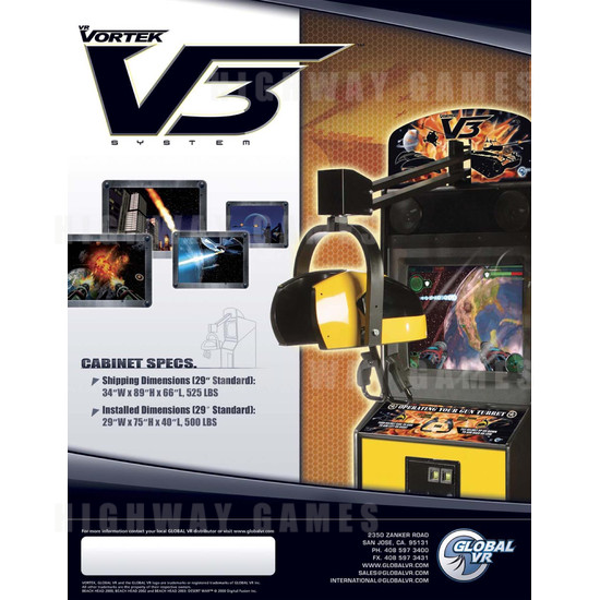 VR Vortek V3 - Brochure Back