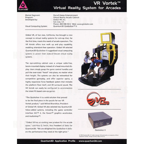 VR Vortek Classic - Brochure Back