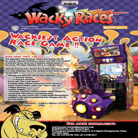 Wacky Races - Brochure