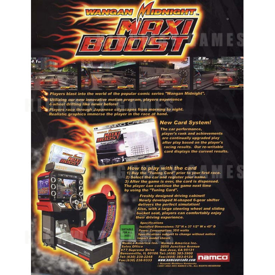 Wangan Midnight Maxi Boost - Brochure