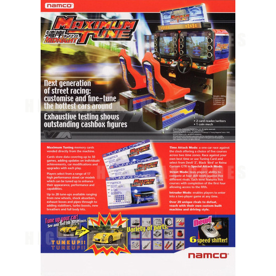 Wangan Midnight Maximum Tune - Brochure