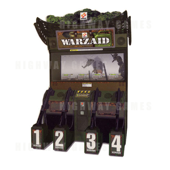 Warzaid 4 Player Arcade Machine - Cabinet