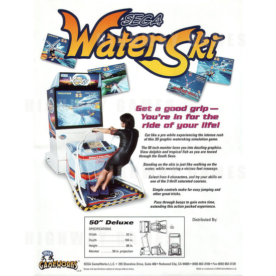 Sega Water Ski - Brochure