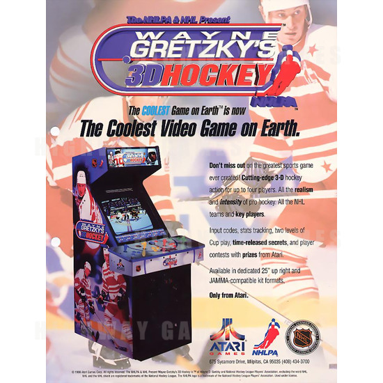 Wayne Gretzky's 3D Hockey - Brochure