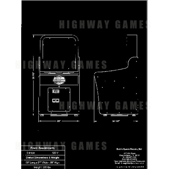 Whac-a-Mole SE Ticket Redemption Pounder Game - Specifications