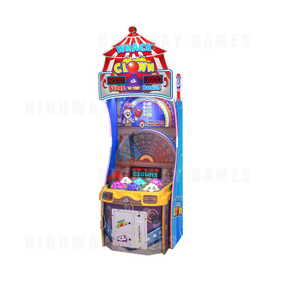 Whack A Clown Redemption Machine - Whack A Clown Single Cabinet