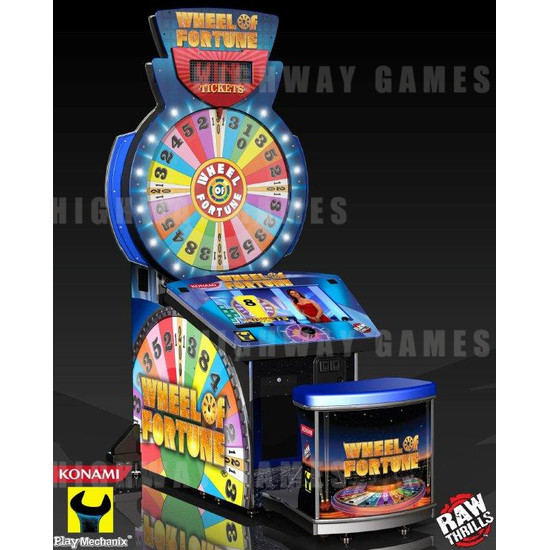 Wheel of Fortune Deluxe Redemption Machine (Raw THrills) - WOF-onfloor.JPG