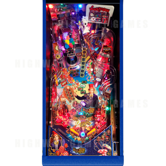 Willy Wonka Pinball Machine - Limited Edition - Wonka Limited Edition Playfield