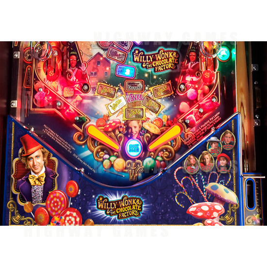 Willy Wonka Pinball Machine - Limited Edition - Wonka Limited Edition Playfield Bottom