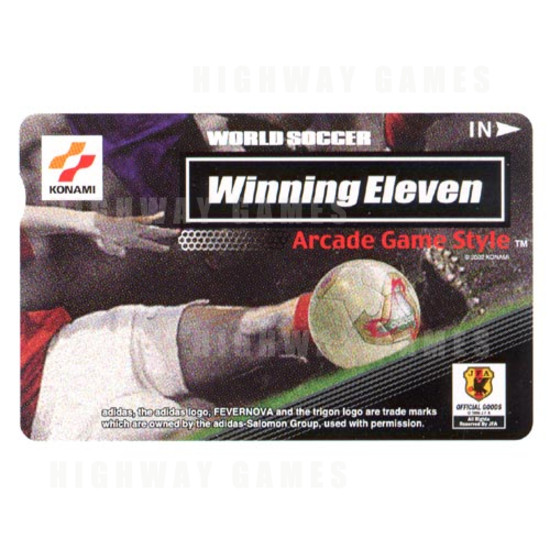 Winning Eleven Arcade Game Style - Access Card