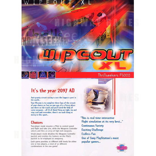Wipeout XL - Brochure Front