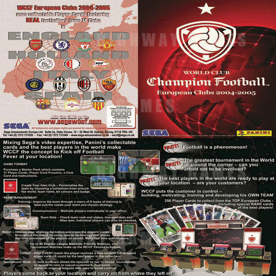 World Club Champion Football (WCCF) 2004-2005 - Brochure