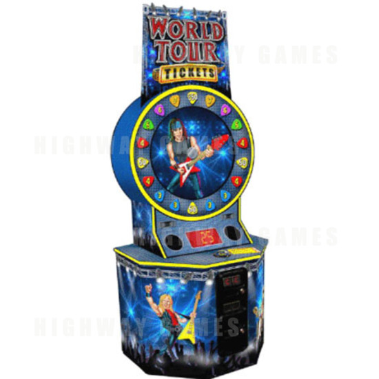 World Tour Tickets Ticket Redemption Wheel Game - Machine