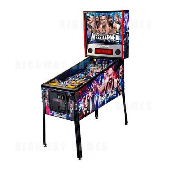 WWE Wrestlemania Pro Pinball Machine - WWE Wrestlemania Pro Pinball Machine by Stern