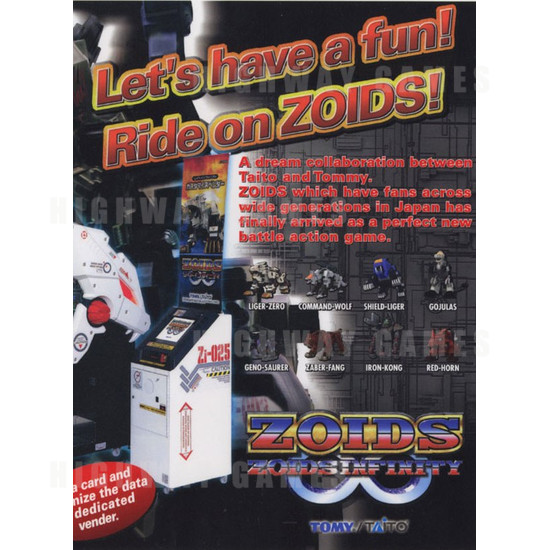 Zoids Infinity - Brochure Right