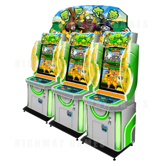 Zombie Tycoon Video Coin Pusher Arcade Machine  - Full View