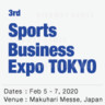 3rd Sports Business Expo Tokyo 2020