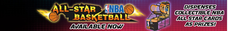 NBA All Star Basketball DX Card Arcade Machine